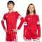 adidas Squadra 25 langarm Fußballtrikot Kinder JJ0041 - team power red 2/white 116