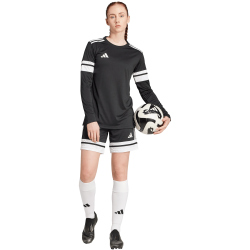 adidas Squadra 25 langarm Fußballtrikot Damen JJ0007 - black/white XXS