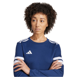 adidas Squadra 25 langarm Fußballtrikot Damen JJ0005 - team navy blue 2/white XS
