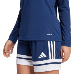 adidas Squadra 25 langarm Fußballtrikot Damen JJ0005 - team navy blue 2/white XS