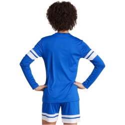 adidas Squadra 25 langarm Fußballtrikot Damen JJ0002 - team royal blue/white XS