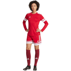 adidas Squadra 25 langarm Fußballtrikot Damen JI9999 - team power red 2/white XS