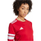 adidas Squadra 25 langarm Fußballtrikot Damen JI9999 - team power red 2/white XS