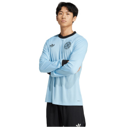 adidas DFB Deutschland 125 Jahre Jubiläum langarm Sondertrikot Herren JY0236 - clear blue/black XXL