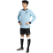 adidas DFB Deutschland 125 Jahre Jubiläum langarm Sondertrikot Herren JY0236 - clear blue/black XXL