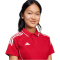 adidas Tiro 25 Competition Poloshirt Kinder JY1818 - team power red 2/pure ruby 116