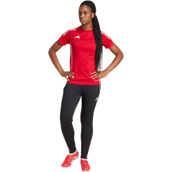 adidas Tiro 25 Competition Trainingshose Damen JI6497 - black/team power red 2 XS