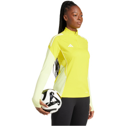adidas Tiro 25 Competition 1/4-Zip Sweatshirt Damen JI8955 - team yellow/pulse yellow XS