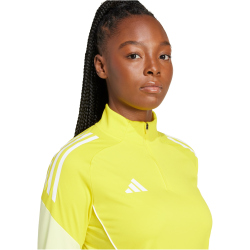 adidas Tiro 25 Competition 1/4-Zip Sweatshirt Damen JI8955 - team yellow/pulse yellow XS