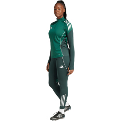 adidas Tiro 25 Competition 1/4-Zip Sweatshirt Damen JI8939 - team dark green/shadow green XXS