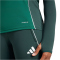adidas Tiro 25 Competition 1/4-Zip Sweatshirt Damen JI8939 - team dark green/shadow green XXS
