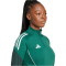 adidas Tiro 25 Competition 1/4-Zip Sweatshirt Damen JI8939 - team dark green/shadow green XXS