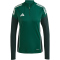 adidas Tiro 25 Competition 1/4-Zip Sweatshirt Damen JI8939 - team dark green/shadow green XS