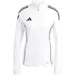 adidas Tiro 25 Competition 1/4-Zip Sweatshirt Damen JI7511 - white XXS