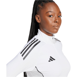adidas Tiro 25 Competition 1/4-Zip Sweatshirt Damen JI7511 - white XXS