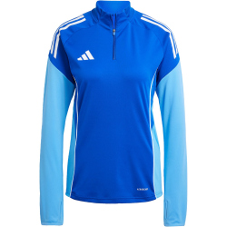 adidas Tiro 25 Competition 1/4-Zip Sweatshirt Damen JI6577 - team royal blue/blue burst XXS