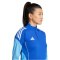 adidas Tiro 25 Competition 1/4-Zip Sweatshirt Damen JI6577 - team royal blue/blue burst XXS