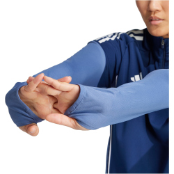 adidas Tiro 25 Competition 1/4-Zip Sweatshirt Damen JI6550 - team navy blue 2/crew blue XS