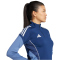 adidas Tiro 25 Competition 1/4-Zip Sweatshirt Damen JI6550 - team navy blue 2/crew blue XS