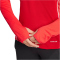 adidas Tiro 25 Competition 1/4-Zip Sweatshirt Damen JI6495 - team power red 2/pure ruby XXS