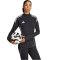 adidas Tiro 25 Competition 1/4-Zip Sweatshirt Damen JC6273 - black/team grey four XXS