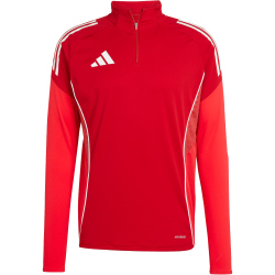 adidas Tiro 25 Competition 1/4-Zip Sweatshirt Herren JI6500 - team power red 2/pure ruby S
