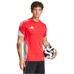 adidas Tiro 25 Competition Trainingstrikot Herren IW0420 - pure ruby/team grey four XS