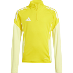 adidas Tiro 25 Competition 1/4-Zip Sweatshirt Kinder JI8957 - team yellow/pulse yellow 164