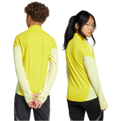 adidas Tiro 25 Competition 1/4-Zip Sweatshirt Kinder JI8957 - team yellow/pulse yellow 164