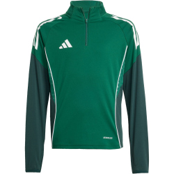 adidas Tiro 25 Competition 1/4-Zip Sweatshirt Kinder JI8937 - team dark green/shadow green 164