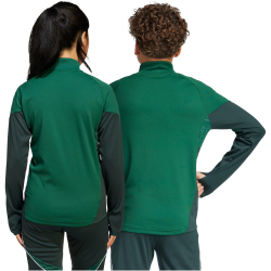adidas Tiro 25 Competition 1/4-Zip Sweatshirt Kinder JI8937 - team dark green/shadow green 164