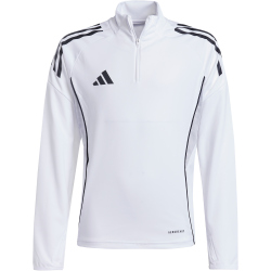 adidas Tiro 25 Competition 1/4-Zip Sweatshirt Kinder JI7512 - white 164
