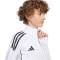 adidas Tiro 25 Competition 1/4-Zip Sweatshirt Kinder JI7512 - white 164