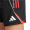 adidas Tiro 25 Competition Trainingshorts Damen JI6486 - black/team power red 2 XXS