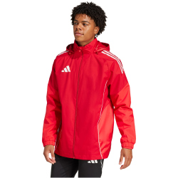 adidas Tiro 25 Competition Allwetterjacke Herren JI6503 - team power red 2/pure ruby S