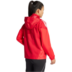 adidas Tiro 25 Competition Allwetterjacke Damen JI6535 - team power red 2/pure ruby XS