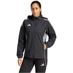 adidas Tiro 25 Competition Allwetterjacke Damen IW0454 - black/team grey four XXS
