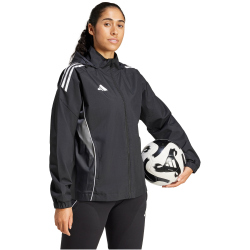 adidas Tiro 25 Competition Allwetterjacke Damen IW0454 - black/team grey four XXS