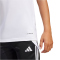 adidas Squadra 25 Baumwoll Poloshirt Kinder JY3414 - white/black 116