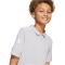 adidas Squadra 25 Baumwoll Poloshirt Kinder JY3412 - team light grey/white 116