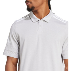 adidas Squadra 25 Baumwoll Poloshirt Herren JY3421 - team light grey/white S