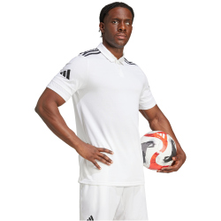 adidas Squadra 25 Baumwoll Poloshirt Herren JY3419 - white/black S