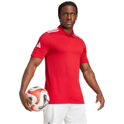 adidas Squadra 25 Baumwoll Poloshirt Herren JY3418 - team power red/white S