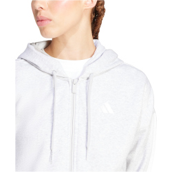 adidas Essentials 3-Streifen Fleece Sweatjacke Damen