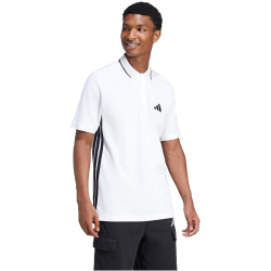 adidas Essentials 3-Streifen Piqué Poloshirt Herren