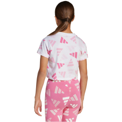 adidas Seasonal Essentials Logo Celebration Cropped T-Shirt Mädchen