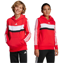 adidas Seasonal Essentials Tiberio 3-Streifen Hoodie Kinder
