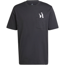 adidas Lounge Slides Graphic Pocket T-Shirt Herren