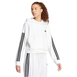 adidas Essentials 3-Streifen French Terry 1/4-Zip Hoodie Damen