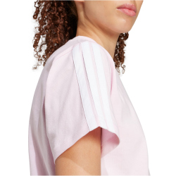 adidas Essentials 3-Streifen Baumwoll T-Shirt Damen